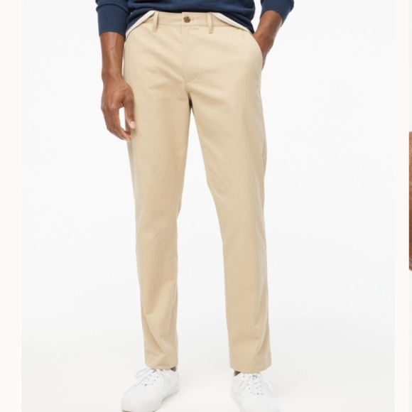 J crew British khaki Straight-fit TruTemp365® chino pant - Picture 1 of 4